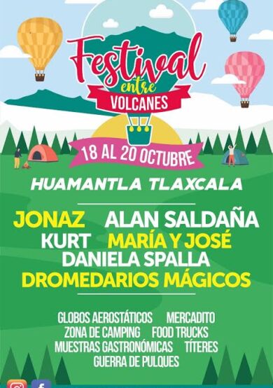 Festival Entre Volcanes en Tlaxcala