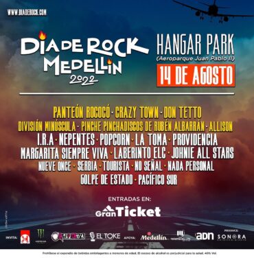 Rubén Albarrán en el Festival Día de Rock Medellín