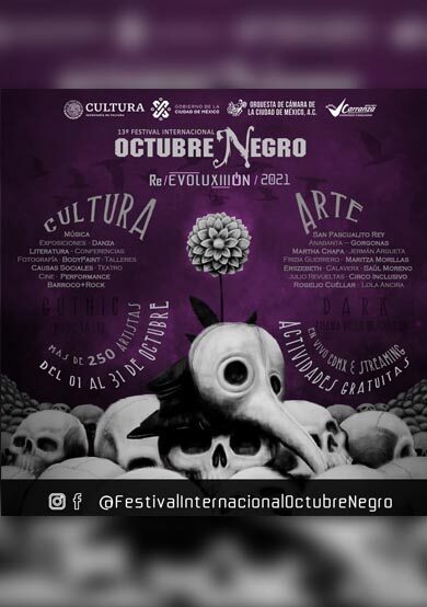 ¡Festival Internacional Octubre Negro regresa a CDMX!