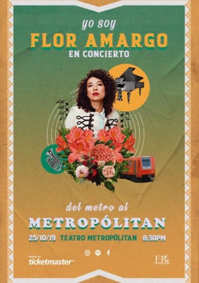 Flor Amargo se presentará en el Teatro Metropólitan