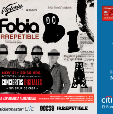 Fobia llegará al livestream con su concierto 