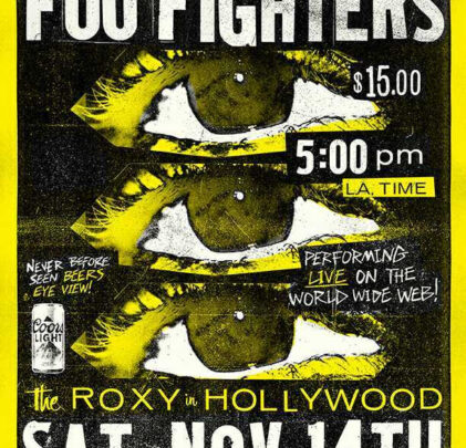 ¡Foo Fighters tiene listo un concierto online!