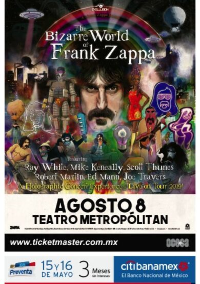 CANCELADO: El holograma de Frank Zappa llegará a México
