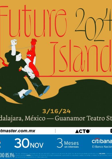Future Islands se presentará en Guadalajara