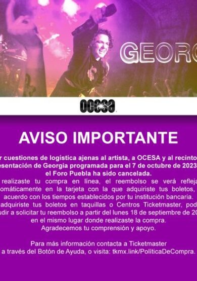 CANCELADO: Georgia en el Foro Puebla