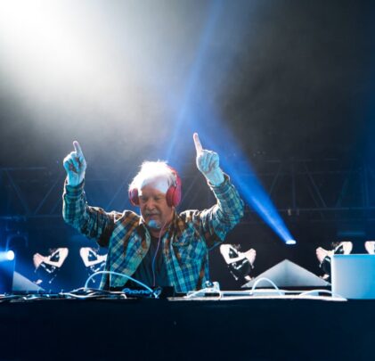 Giorgio Moroder en el Pabellón Cuervo