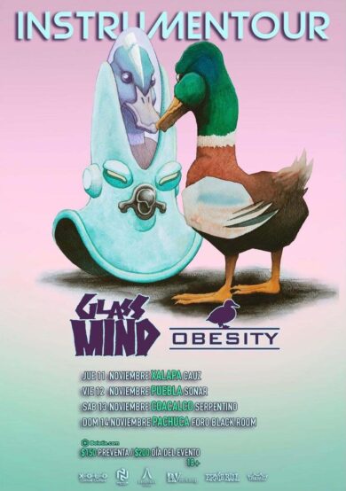 Glass Mind y Obesity anuncian gira juntos en México