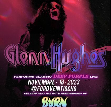 Glenn Hughes anuncia concierto en CDMX