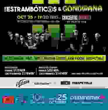 Gondwana y Los Estrambóticos se presentarán en concierto por streaming