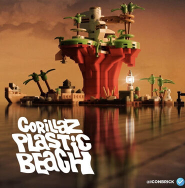 La Plastic Beach de Gorillaz se convierte en un Lego
