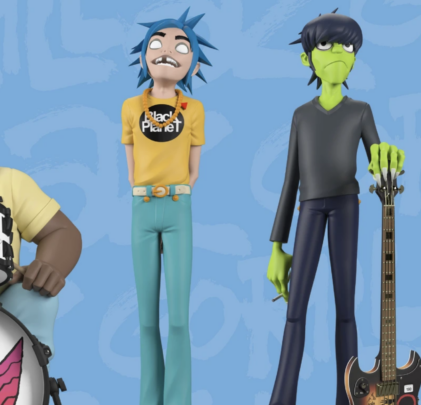 Gorillaz pone a la venta sus nuevas figuras de vinilo