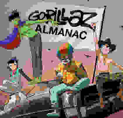 Gorillaz lanzará almanaque para celebrar sus 20 años