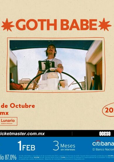 PRECIOS: Goth Babe se presentará en el Lunario