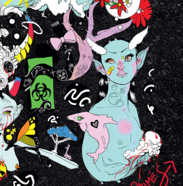 Grimes lanza 'Miss Information', su primer libro para colorear