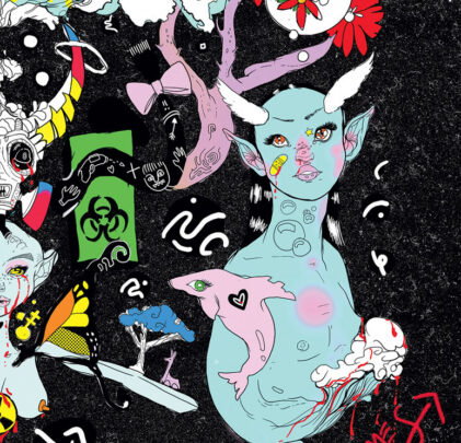 Grimes lanza 'Miss Information', su primer libro para colorear