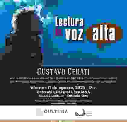 ¡Habrá lectura en voz alta con temática de Gustavo Cerati en el Cecut!