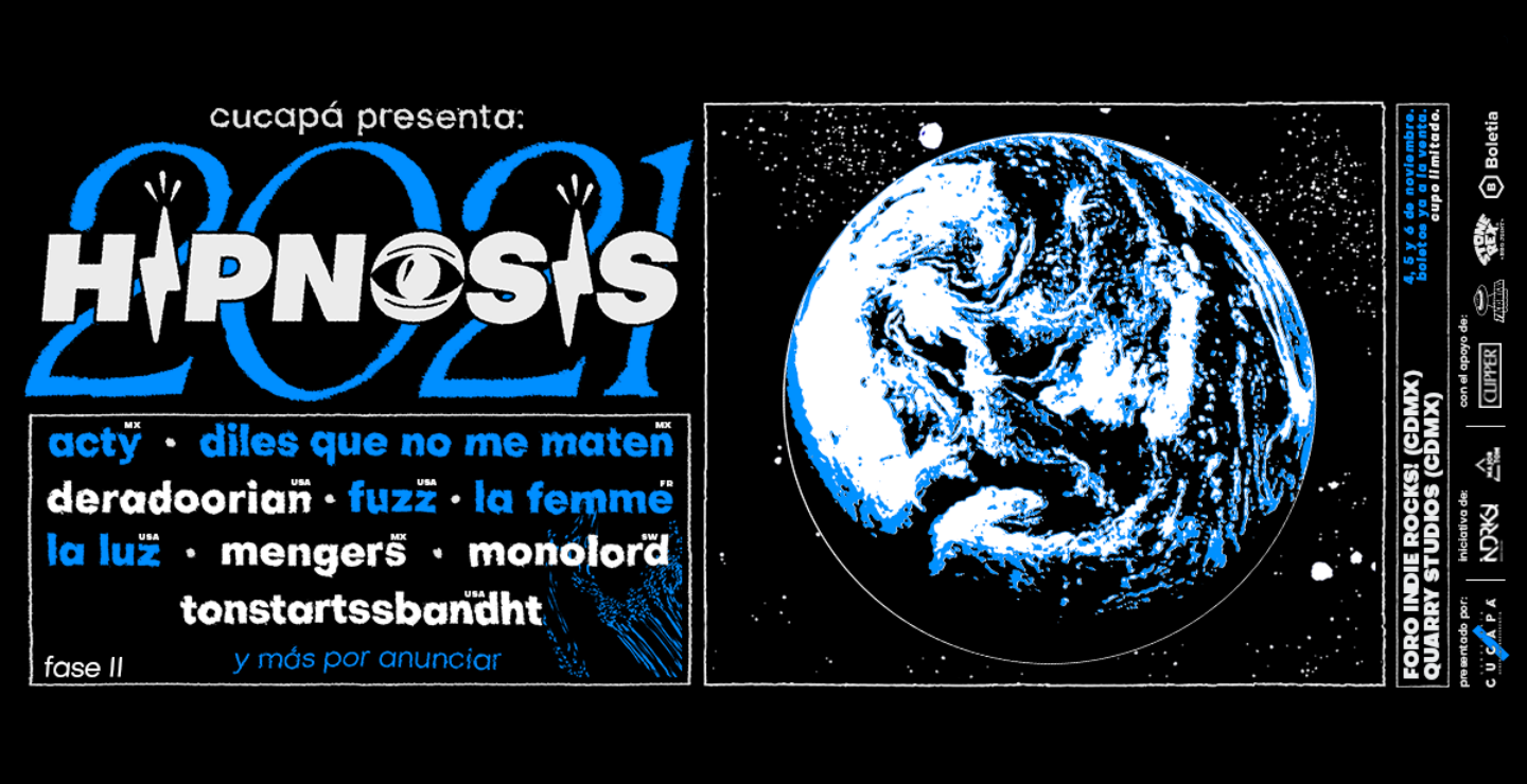 ¡Gana cortesías para #Hipnosis2021 en el Foro Indie Rocks!