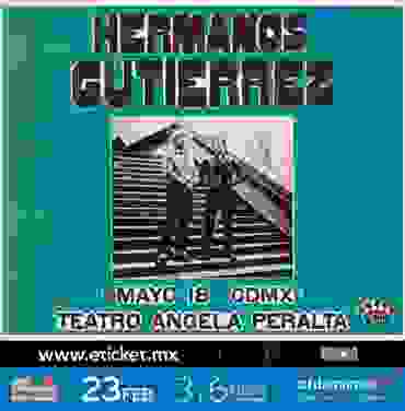 Hermanos Gutiérrez se presentará en el Teatro Ángela Peralta