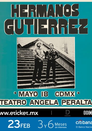 Hermanos Gutiérrez se presentará en el Teatro Ángela Peralta