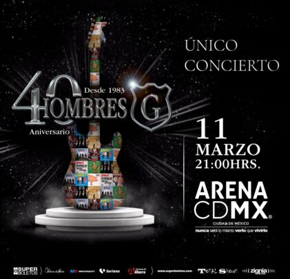 ¡Veneeezia! Hombres G celebra su 40 aniversario en la CDMX