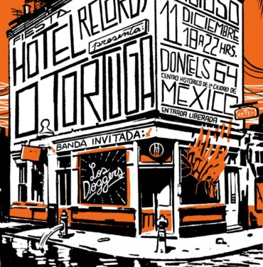 O Tortuga y Los Doggers en la apertura de Hotel Records