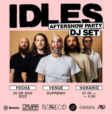 IDLES te invita a su afershow party en Foro Supremo