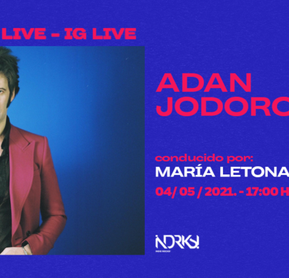 Adan Jodorowsky estará en el IG Live de Indie Rocks!
