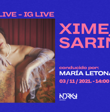  Ximena Sariñana en el IG LIVE de Indie Rocks! 
