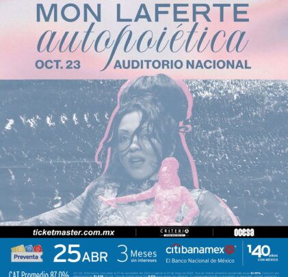 SOLD OUT: Mon Laferte regresará al Auditorio Nacional