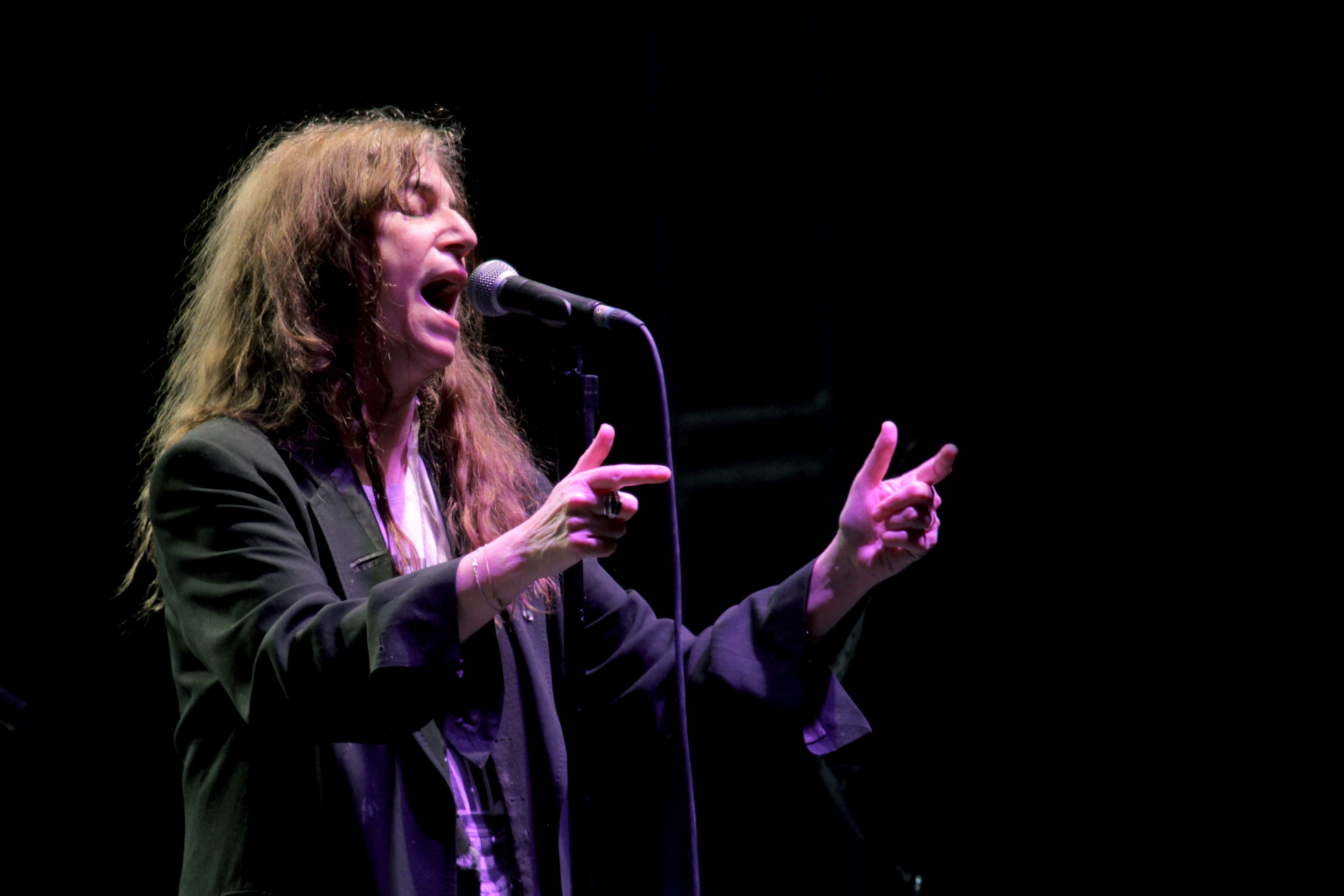 Patti Smith en el Anahuacalli