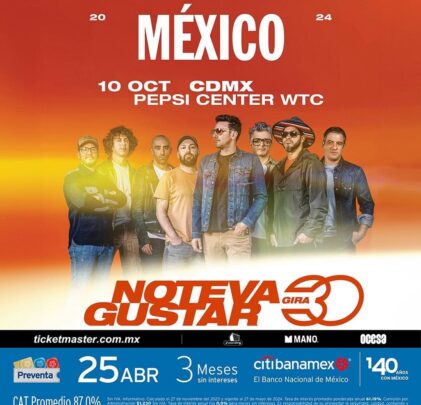 PRECIOS: No Te Va Gustar llegará al Pepsi Center WTC