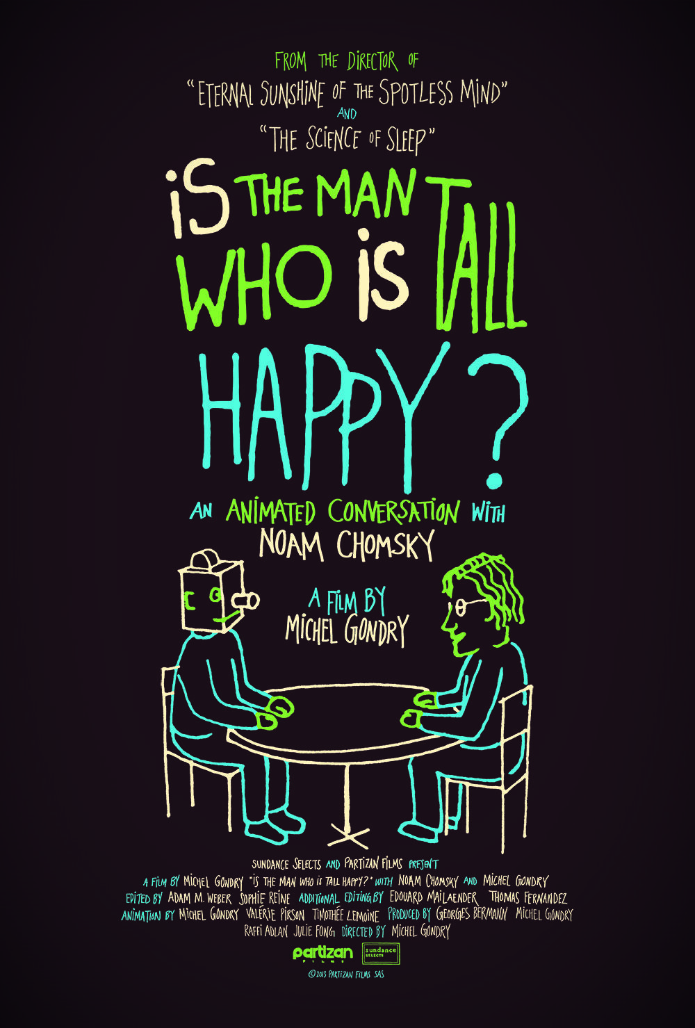 ANIMASIVO 2014: Gondry y Chomsky en Is The Man Who Is Tall Happy?