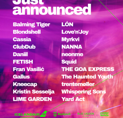 ¡Conoce el line up de Iceland Airwaves para 2023!