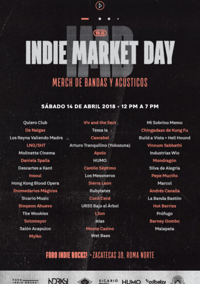 Indie Market Day Vol. 03 en el Foro Indie Rocks!