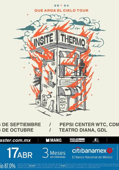 PRECIOS: Insite y Thermo se presentarán en el Pepsi Center WTC