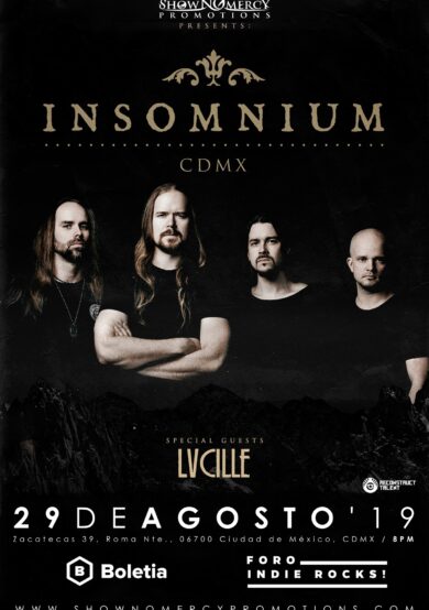 Insomnium llega por primera vez a México