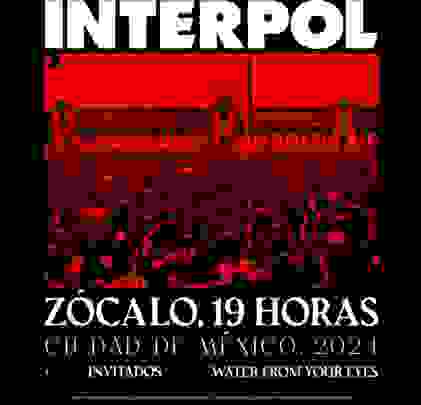 Horarios, accesos y merch: Interpol se presentará en el Zócalo