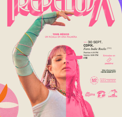 Irepelusa ofrecerá concierto en el Foro Indie Rocks!