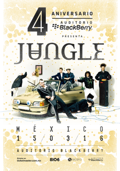 Jungle se presentará en el Auditorio Blackberry