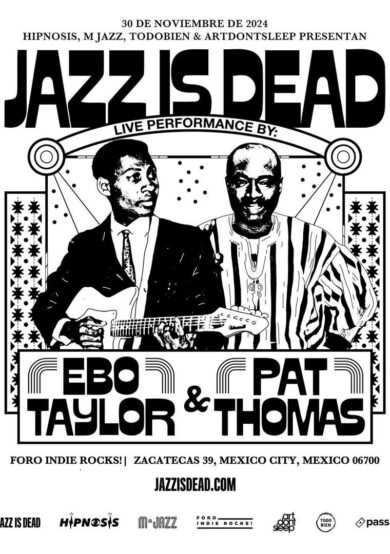 Hipnosis presenta: Ebo Taylor y Pat Thomas en el Foro Indie Rocks!