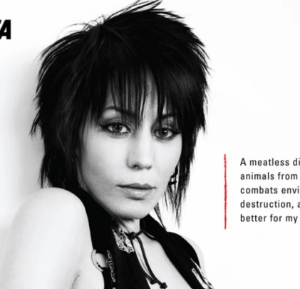 Joan Jett une fuerzas con PETA