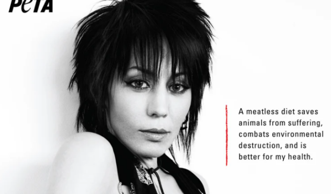 Joan Jett une fuerzas con PETA