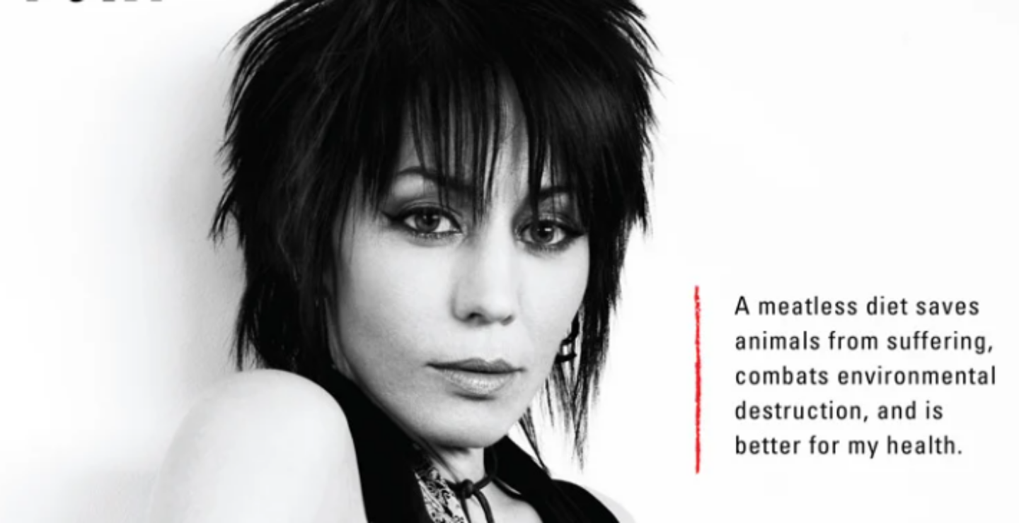 Joan Jett une fuerzas con PETA