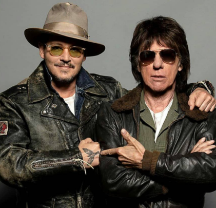 Johnny Depp y Jeff Beck tocan 