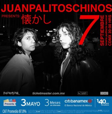 PRECIOS: Juanpalitoschinos se presentará en el Lunario del Auditorio Nacional