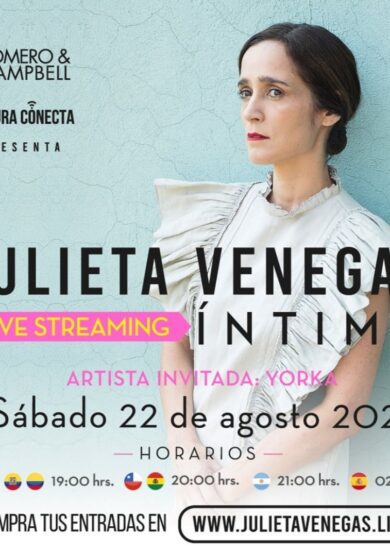Julieta Venegas dará show en streaming