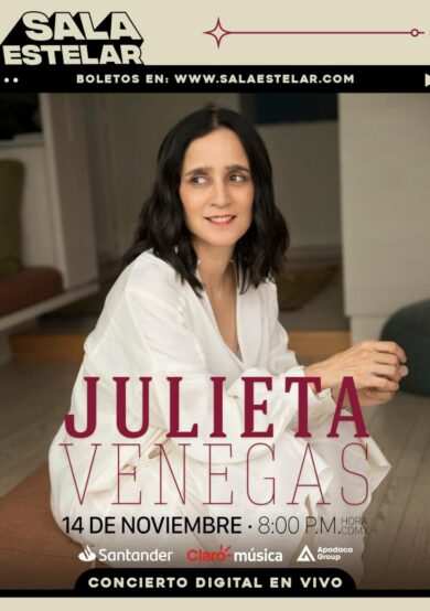 Julieta Venegas tocará sus grandes éxitos en show virtual