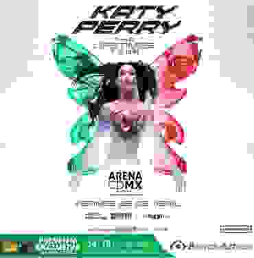 NUEVA FECHA: Katy Perry se presentará en la Arena CDMX