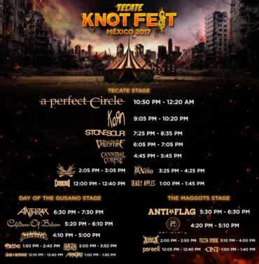 ¡Gana un pase doble para el Knot Fest MX 2017!