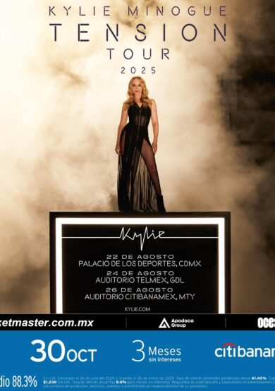 Kylie Minogue llegará al Palacio de los Deportes